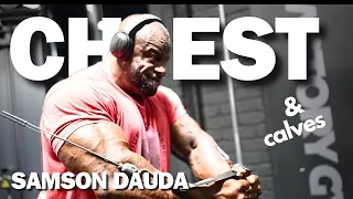 Chest training & vlog | SAMSON DAUDA