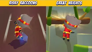 Talking Tom Hero Dash - Hero Tom Complete in Risky Raccoons and Great Height Android Gameplay