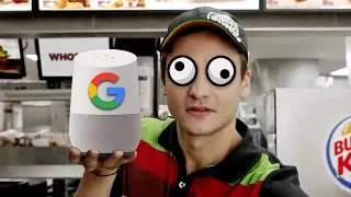 Google tells Burger King employee the truth - Whopper Burger advertisement FAIL