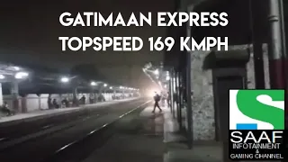 Gatimaan Express Scares Passengers at Platform l Indian Fastest Train l Indian Railways