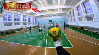 FULL MATCH VOLLEYBALL FIRST PERSON GAME LIKE HAIKYUU IN REAL LIFE | 5 sets game | #85 episode