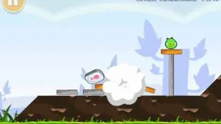 Angry Birds Level 1-2 - Mighty Eagle - 100% - Total Distruction - Totale Zerstörung