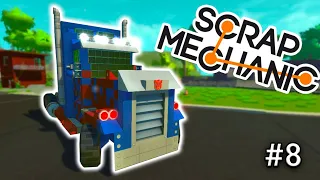 БИТВА #8: СТРОИМ ГРУЗОВИК НА ПОРШНЯХ В SCRAP MECHANIC!!!