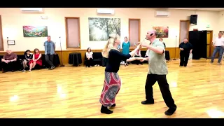 Salsa, nightclub 2-step, tango fusion demo (Ari Levitt & Rachel Lidskog-Lim)