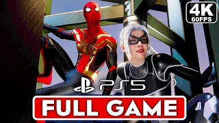 SPIDER-MAN NO WAY HOME Suit PS5 The Heist Black Cat Gameplay Walkthrough FULL GAME [4K 60FPS]