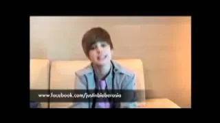 Justin Bieber speaks in Malaysia(new)