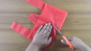 How to make door mat at home with waste Paper bage and waste clothes