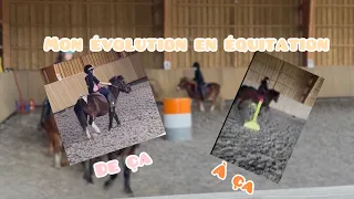 ✨Mon évolution en 1 an d’équitation ✨