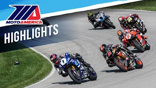 MotoAmerica Medallia Superbike Race 3 Highlights at Pittsburgh 2023