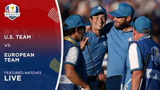 LIVE | Featured Matches | | 2023 Ryder Cup Day 1