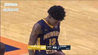 Ja Morant Murray State vs Auburn-Full Highlights/12.22.18/ 25pts 8reb 7ast