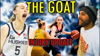 U.S. Soldier Reaction: SHE CAN DUNK?! Paige Bueckers Highlights 2021 and Paige Bueckers Injury
