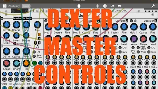 miRack AUv3 - Tutorial: Exploring the app Part 7, Dexter: Master Controls
