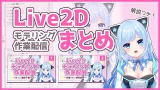 【FaceRig/Animaze】Live2Dモデリング作業配信まとめ