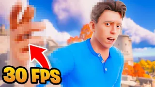 Ich spielte Fortnite auf 30 FPS.. ☠️ - (Fortnite Chapter 4 Challenge)