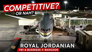 ROYAL JORDANIAN 787-8 Business Class【Amman to Bangkok】Their Flagship Product!