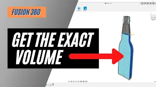 Fusion 360 - Measure Internal Volume