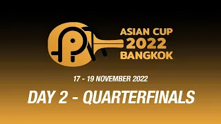 2022 ITTF-ATTU Asian Cup I Day 2 | Quarterfinals