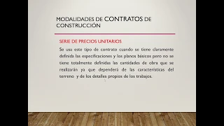 09 TIPOS DE CONTRATOS DE CONSTRUCCION