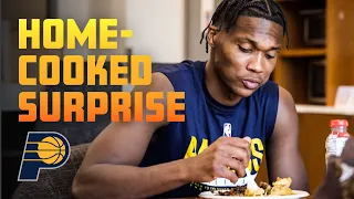 Bennedict Mathurin's Mom Flies In To Surprise Indiana Pacers with Home-Cooked Haitian Meal