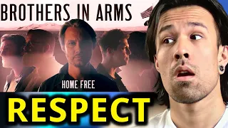 HOME FREE - BROTHERS IN ARMS REACTION