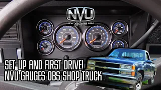 WE INSTALL NVU GAUGES IN OUR OBS SHOP TRUCK FIRST DRIVE!