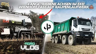 Gülle auf Raupenlaufwerk! 🤯 Und 8x8 Truck am Kalk streuen! || JP Agrar