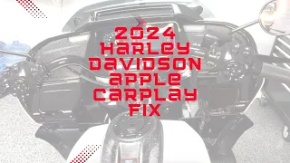 2024 Harley Apple CarPlay Fix