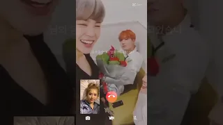 Jimin Jhope Jin Video call Blackpink Rose#BlinkArmy