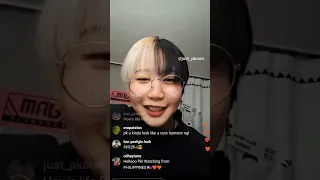 PARK EUNWOO IG LIVE JANUARY 23 2024