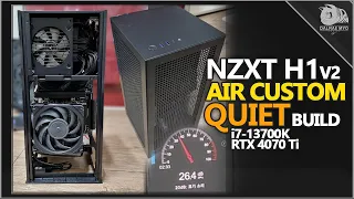 NZXT H1 V2 Air Custom Build | 13700K RTX 4070 Ti