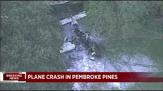 4 people on board small plane that crashed in Pembroke Pines