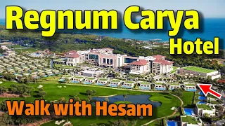 Regnum Carya HOTEL / ANTALYA WALKING TOUR Travel Vlog / regnum Carya Golf & Spa Resort