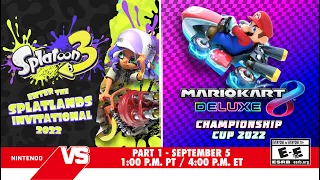 Mario Kart 8 Deluxe Championship Cup 2022 and Splatoon 3 Enter the Splatlands Invitational 2022