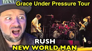 RUSH New World Man LIVE 1984 GRACE UNDER PRESSURE TOUR | REACTION