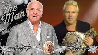 Ric Flair on The Big Gold Belt appearing on WWF TV before him