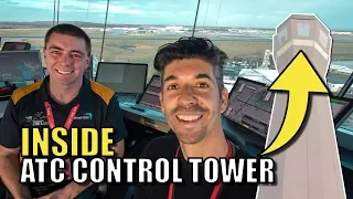 What happens INSIDE an Airport Control Tower?