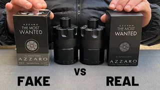 Fake vs Real Azzaro The Most Wanted  Eau De Parfum Intense 100ml Perfume
