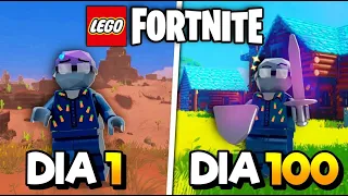 SOBREVIVÍ 100 Días en LEGO en FORTNITE