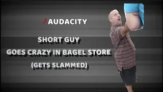 Chris Morgan AKA Bagel Boss Goes Crazy In Bagel Store (Gets Slammed At End) (Full Video)