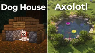 3 Simple Pet Houses in Minecraft