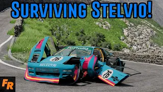 Can I Drive The Stelvio Pass With A Car That Falls Apart ? - BeamNG Drive