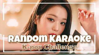 [K-POP CHALLENGE] K-POP RANDOM KARAOKE 2023 (with lyrics)