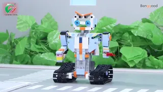 MoFun M1 2.4G 4CH DIY Smart Remote Control Built Block RC Robot Toy- Banggood.com