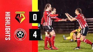 Watford FC Women 0-4 Sheffield United Women | FA Women's Championship.