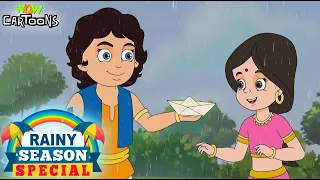 Anand Nagari में शुरू हुई Jabardast बारिश | Cartoon Stories | Rainy Season Special | Kisna | #spot