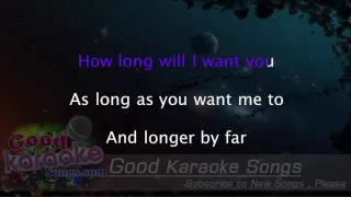 How Long Will I Love You -  Ellie Goulding (Lyrics karaoke) [ goodkaraokesongs.com ]