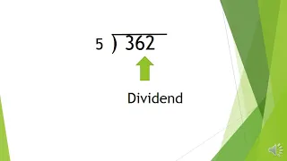 Division Vocabulary