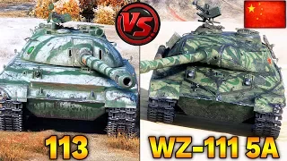 113 vs WZ-111 5A - World of Tanks