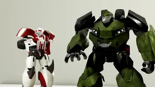 Transformers Prime Ratchet and Bulkhead Animation Test #transformers